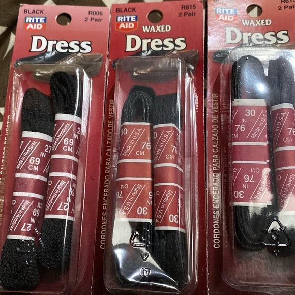 3/$20. Black Dress Shoelace Bundle - Picture 2 of 8